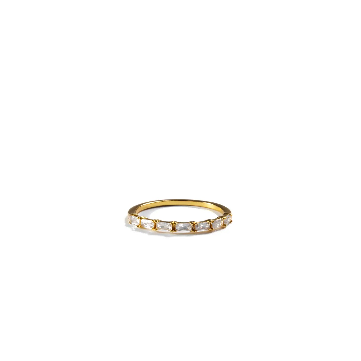 Slim Baguette Tennis Ring