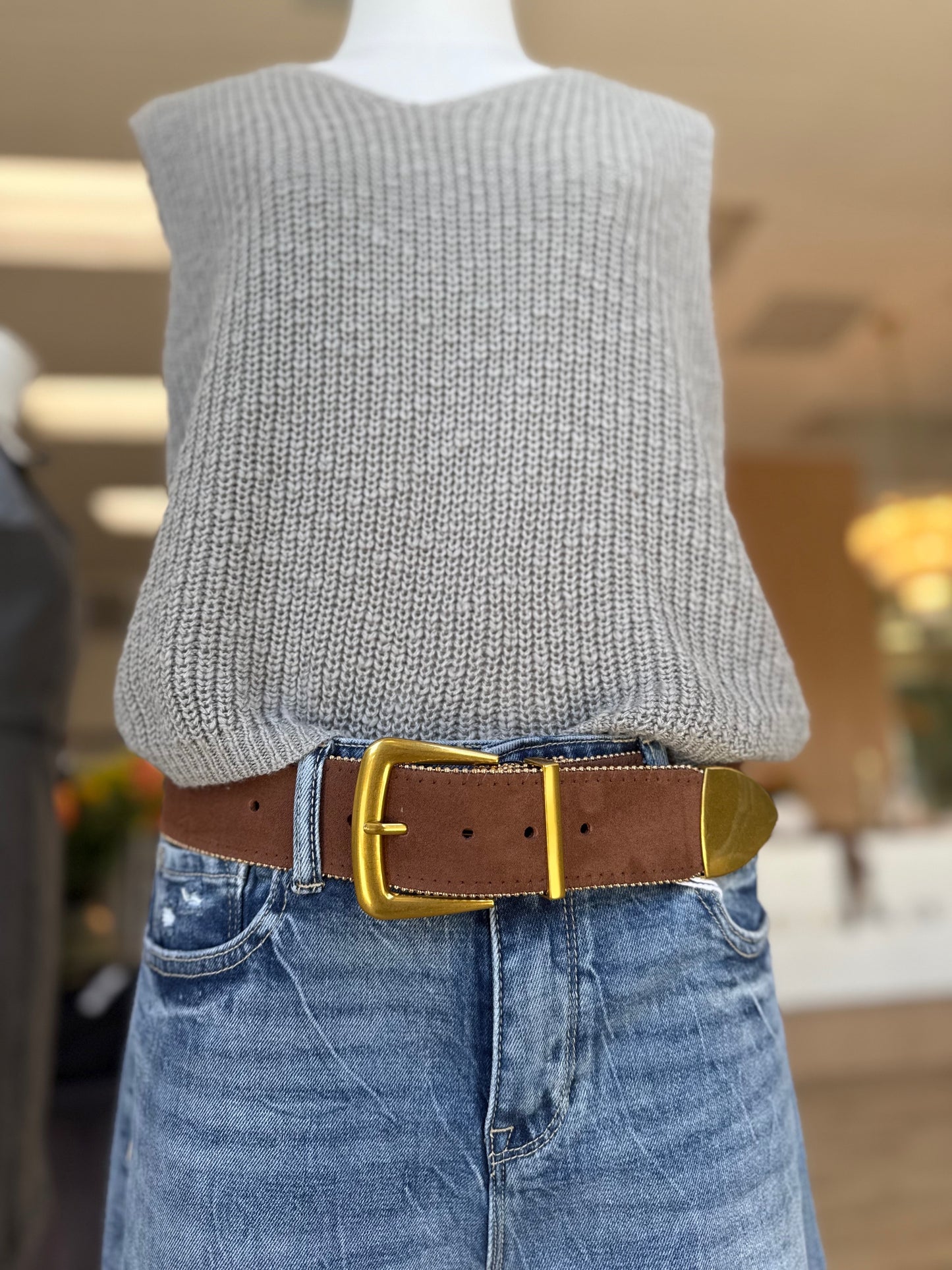 Alexander Suede Belt
