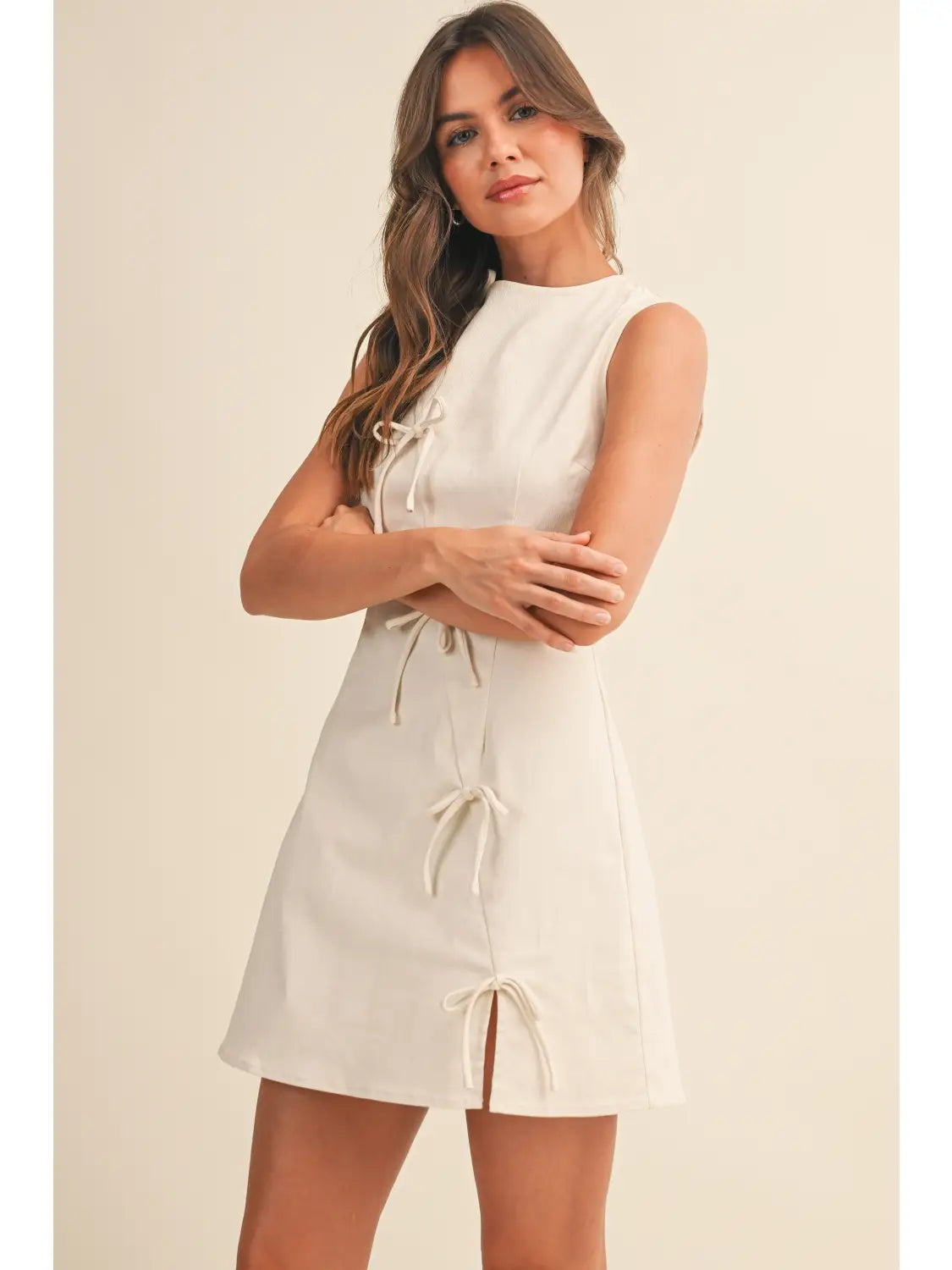 Ribbon Mini Dress
