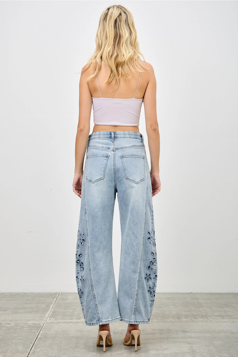 Saige Floral Denim