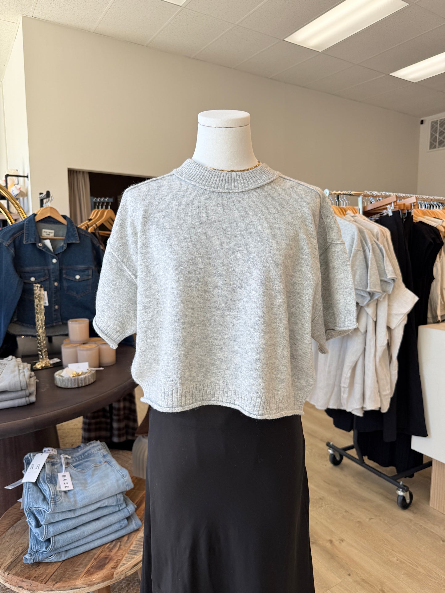 Lisa Knit Swearer Tee