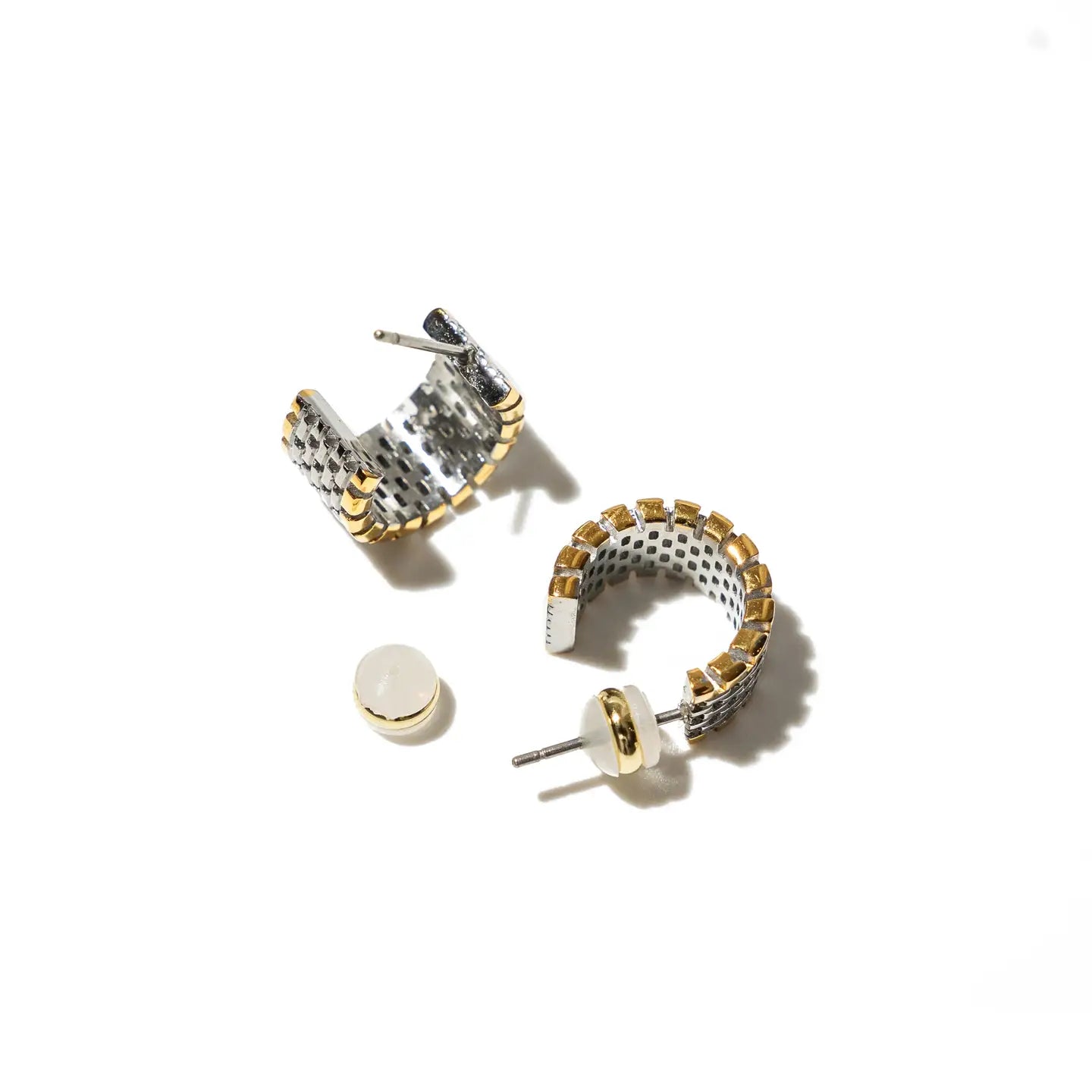 Two Tone Watch Hoops