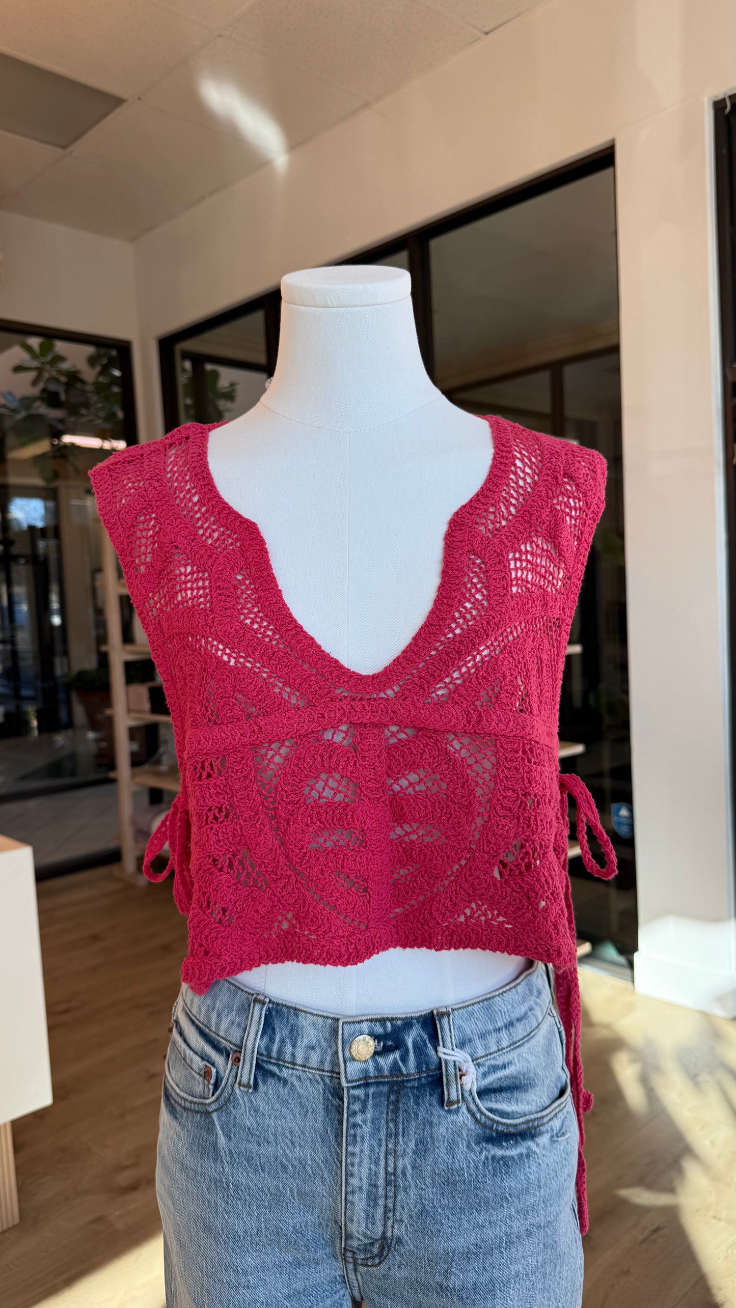 Boho Cropped Crochet