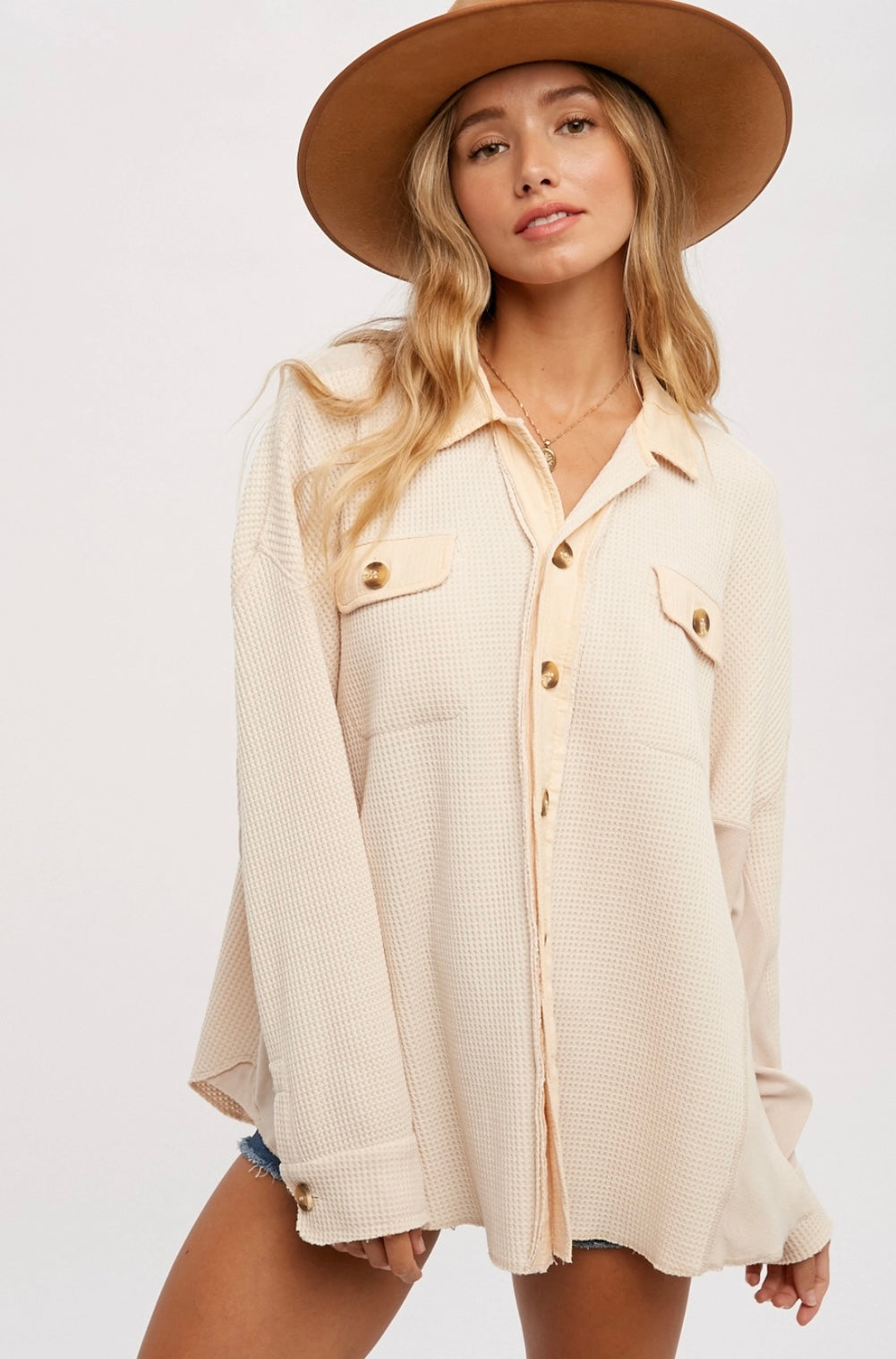 Jaden Button Up (cream)