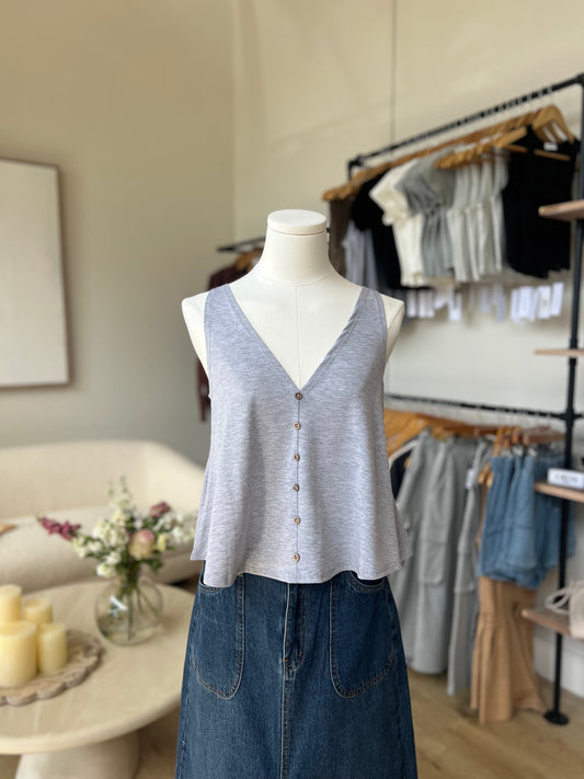 Lee Button Down (grey)