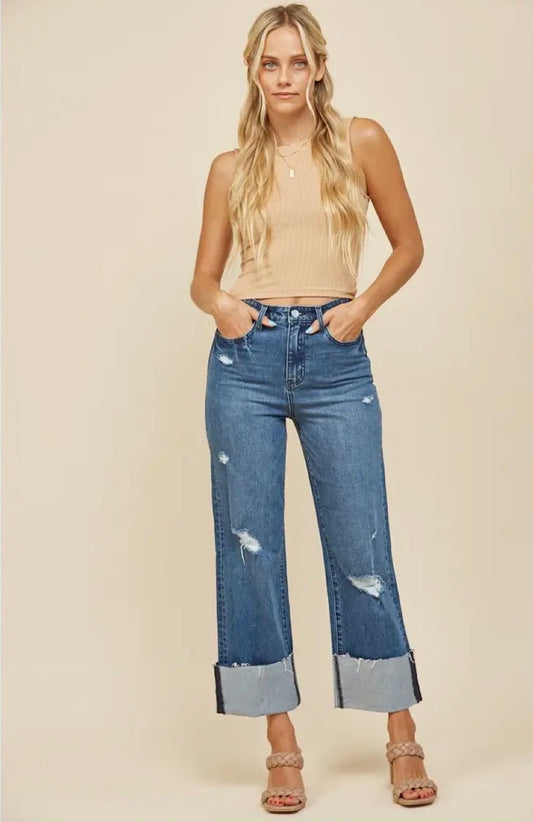 Straight Boyfriend Jeans