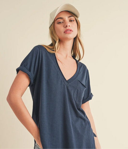 Zoie Top (Navy)