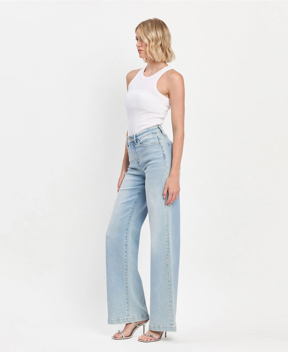 Olivia High rise barrel leg jeans
