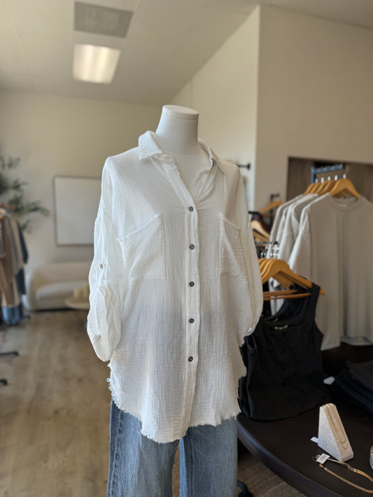 Rae Button Down