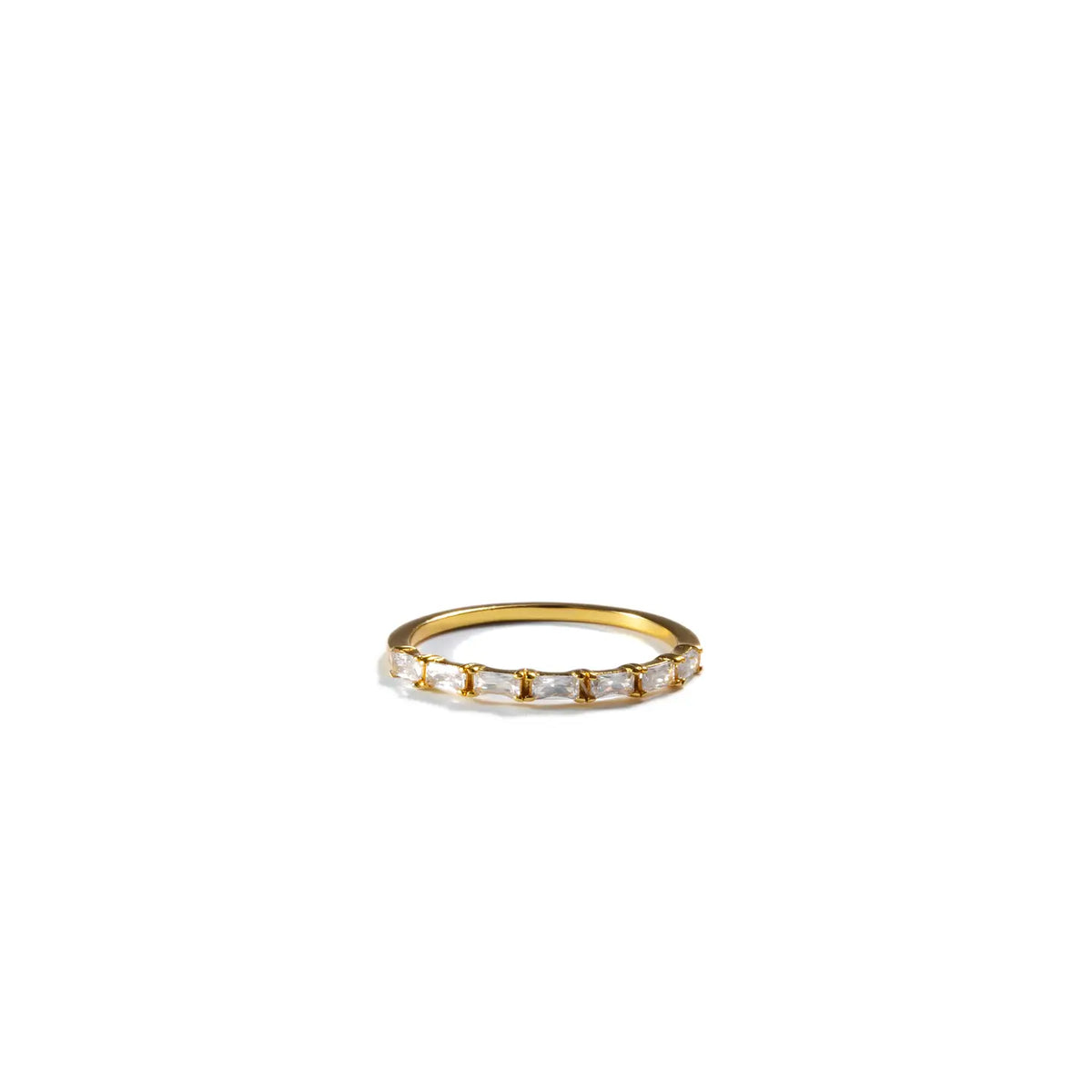 Slim Baguette Tennis Ring