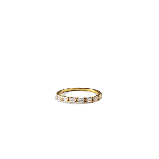 Slim Baguette Tennis Ring