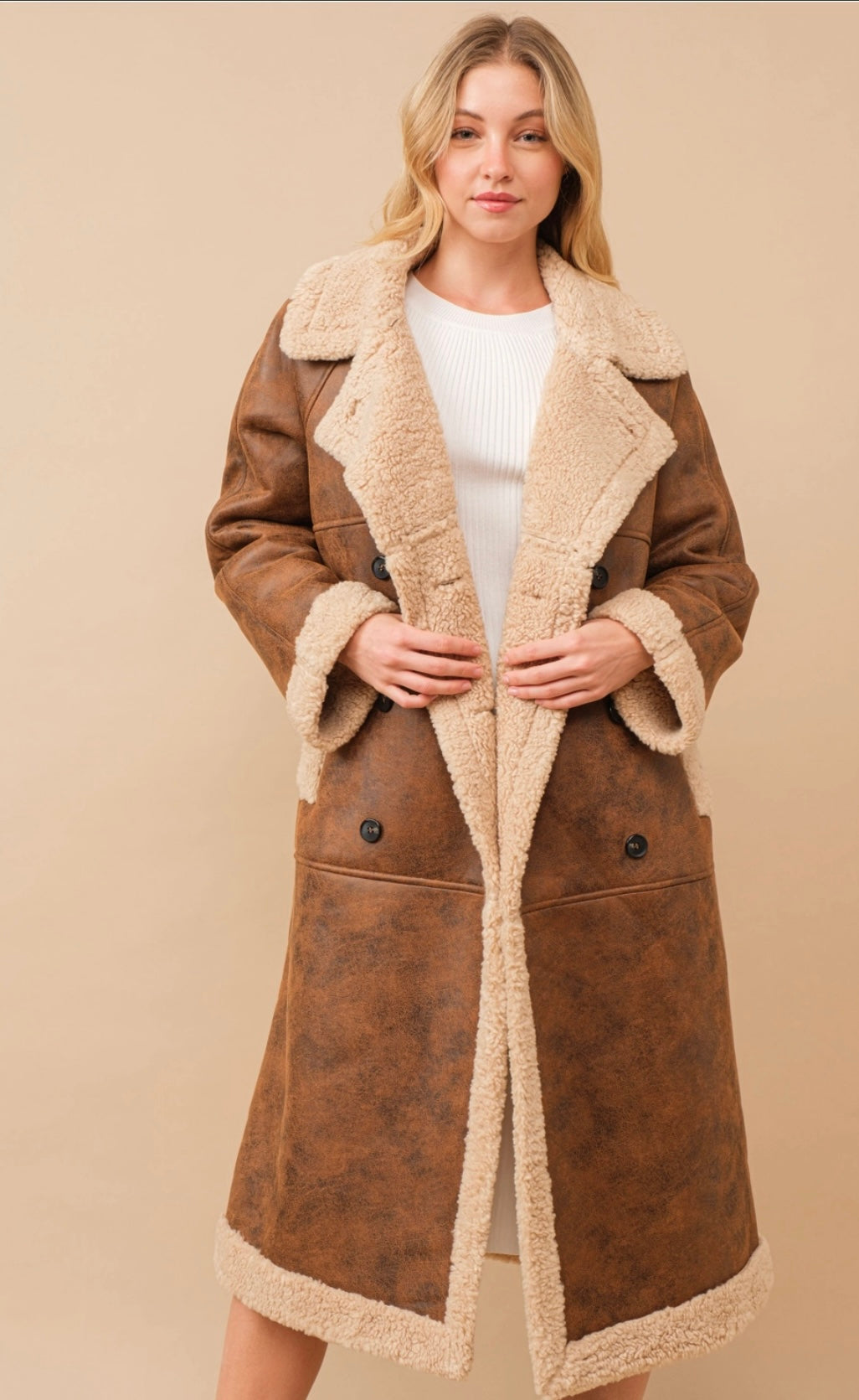 Shearling Cozy Coat