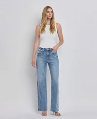 Claire 90's super high rise wide jeans