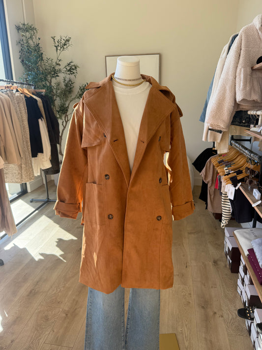 Sadie Suede Trench