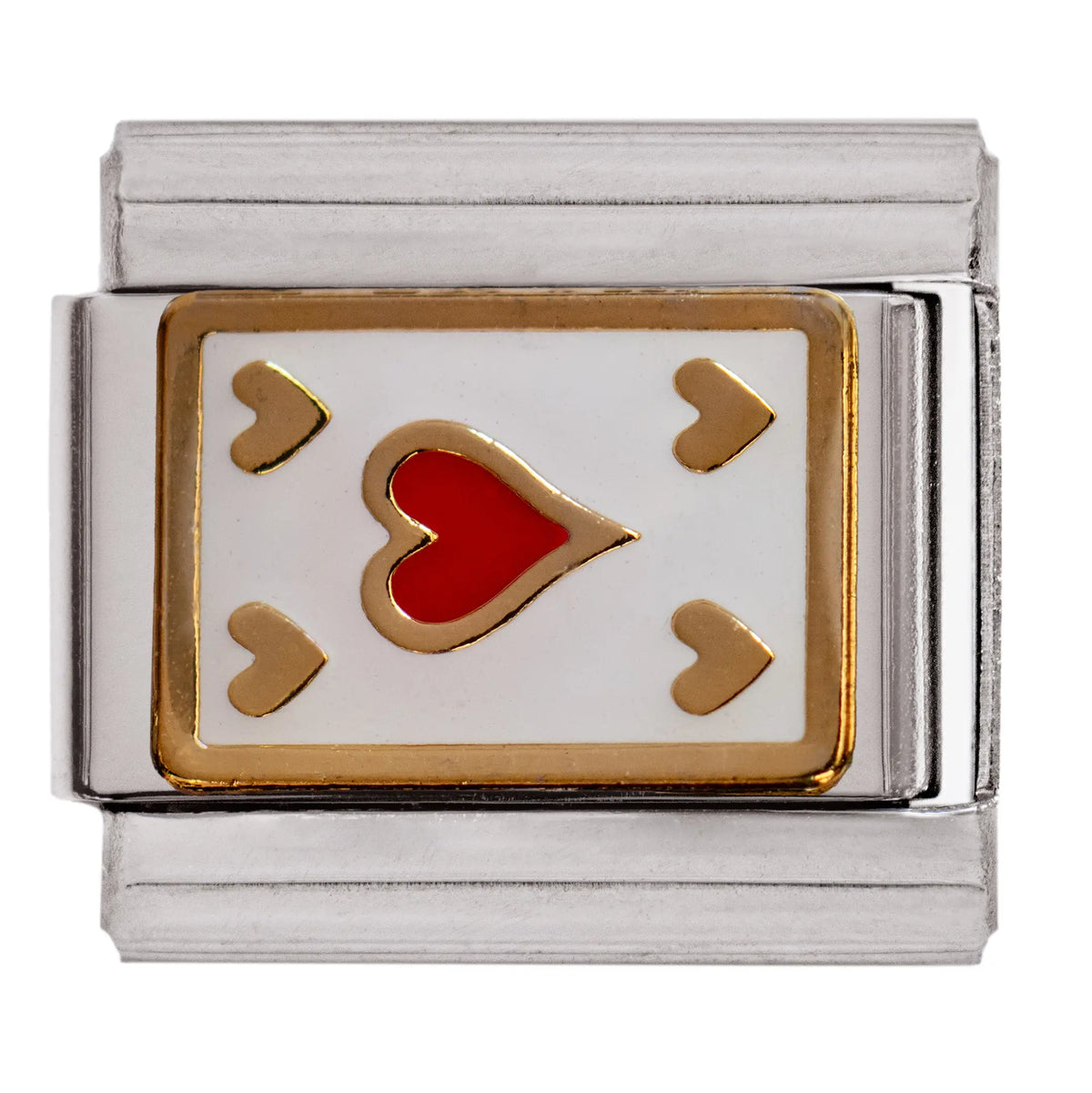 Heart Card Charm