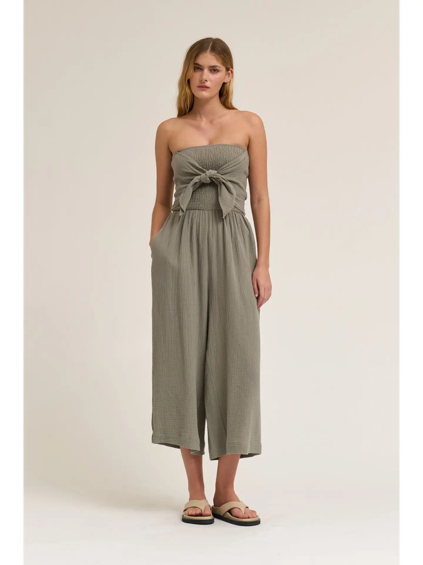 Gauze Jumpsuit