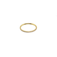 Gold Dainty Diamond Ring Band