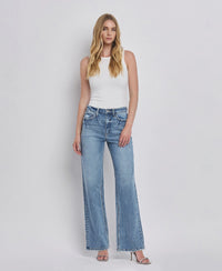 Claire 90's super high rise wide jeans