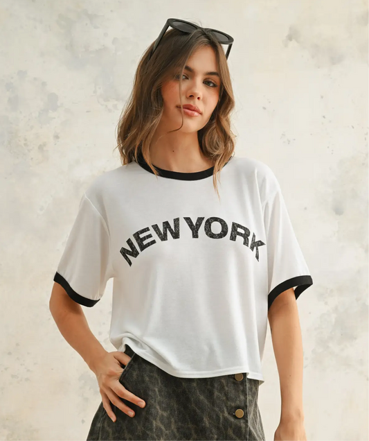 Faded City Letter Front Top