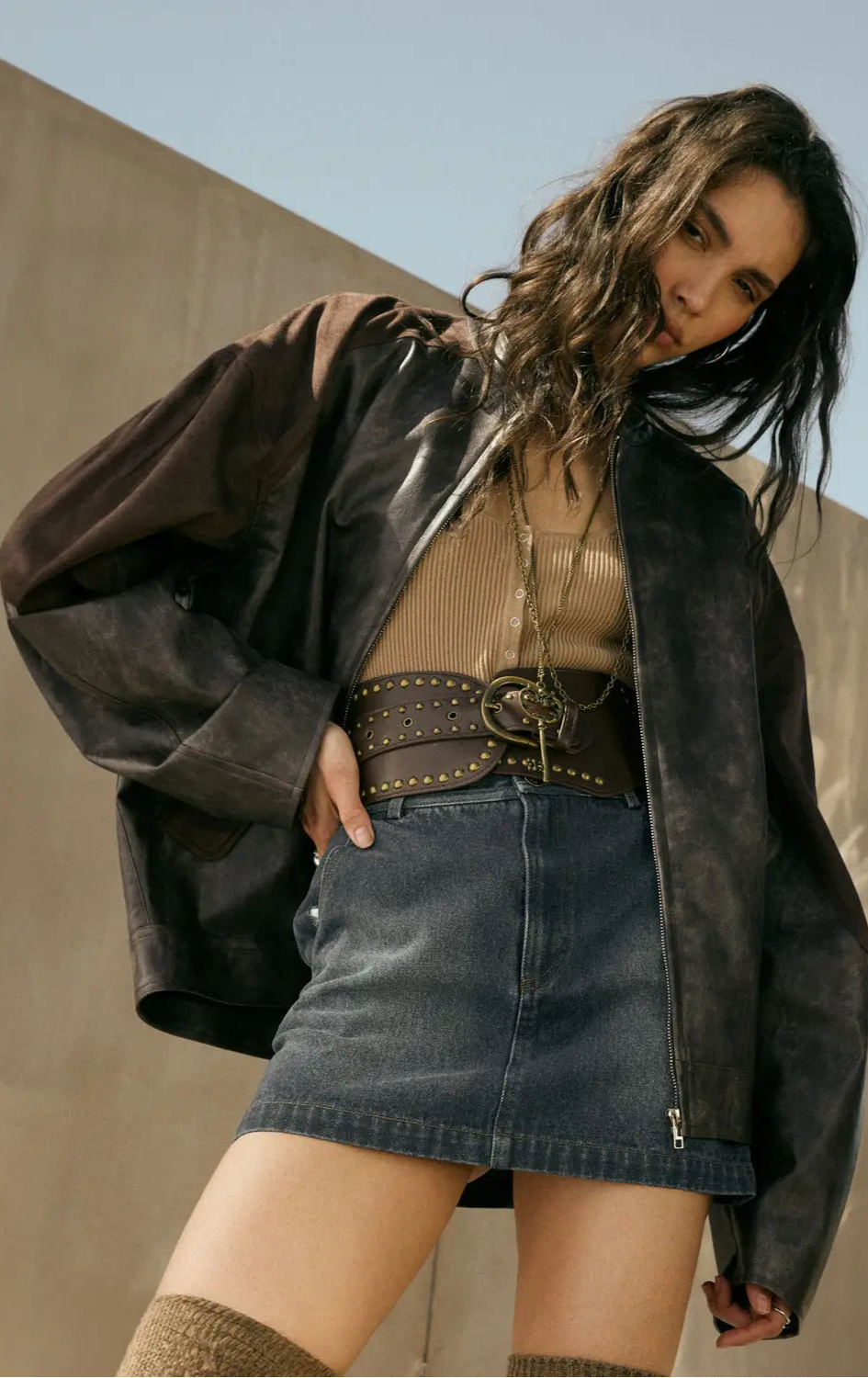 Coco Barrel-Sleeve Jacket