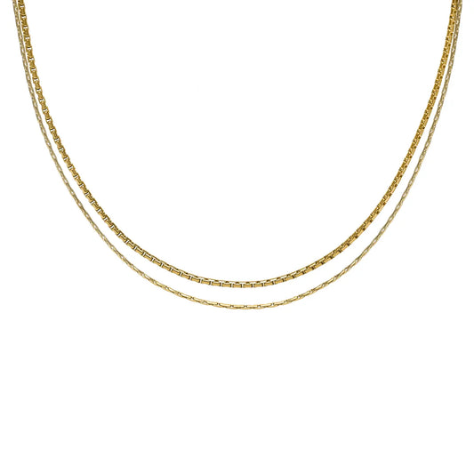 Goldie Layer Double Choker