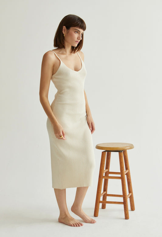Cream Dress