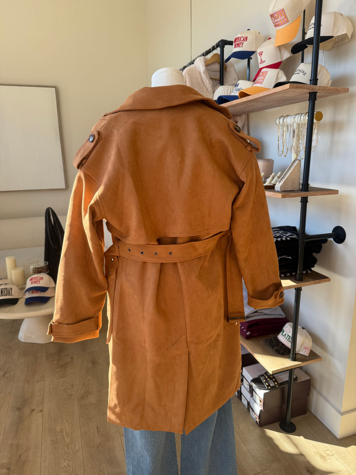 Sadie Suede Trench