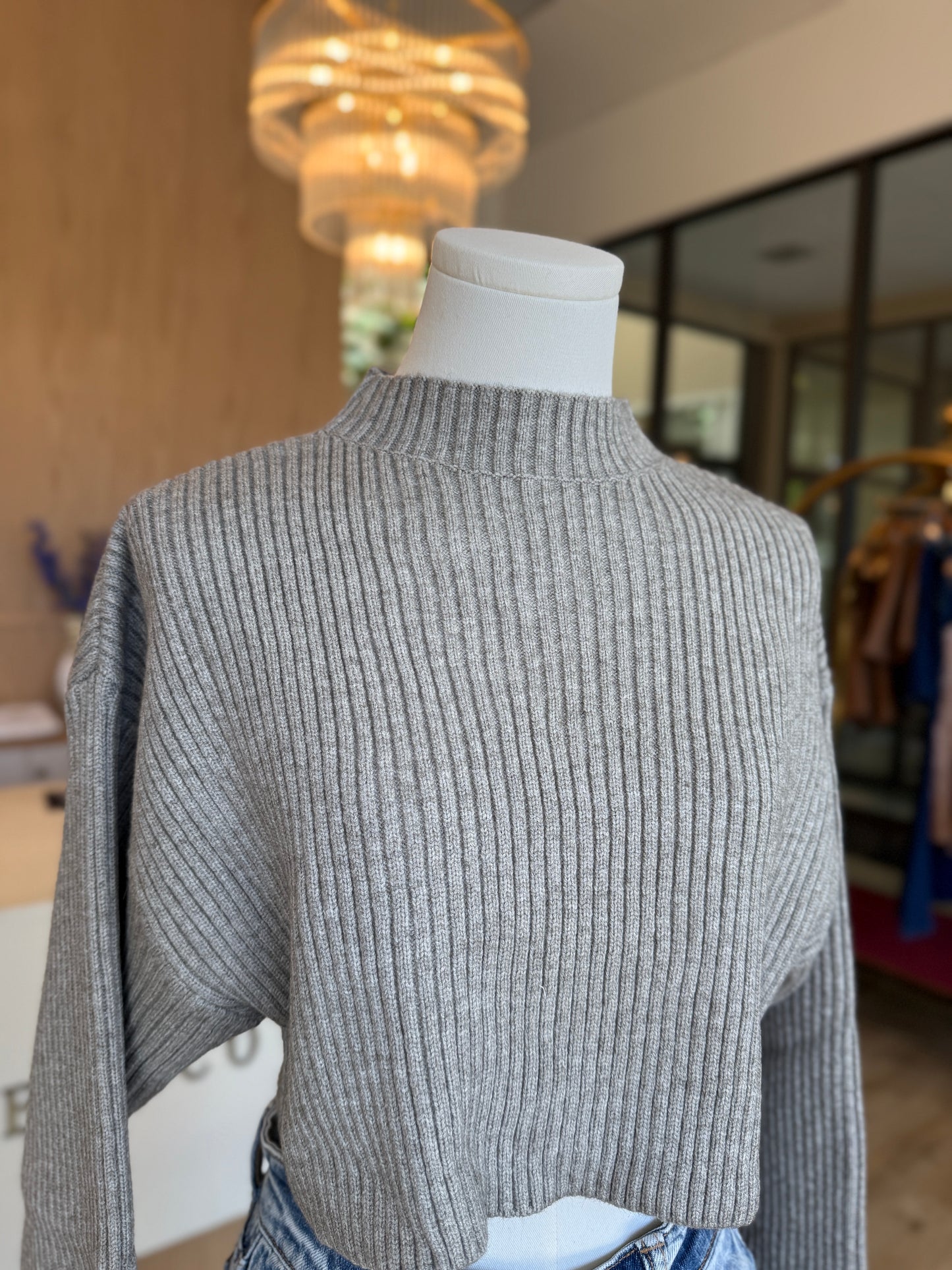 Heather Grey Sweater