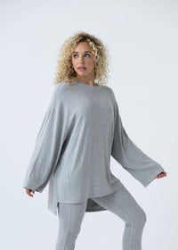All weekend long pant set (Grey)