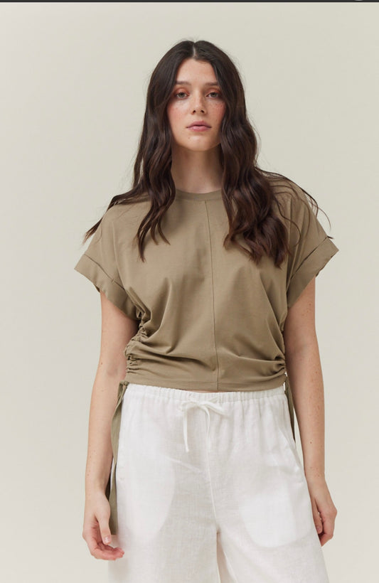 Side Scrunch Tee