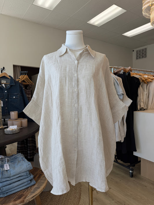 Love Linen button down