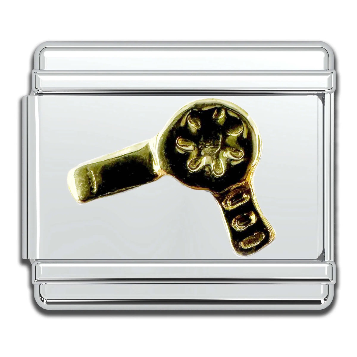 Gold Blowdryer Charm