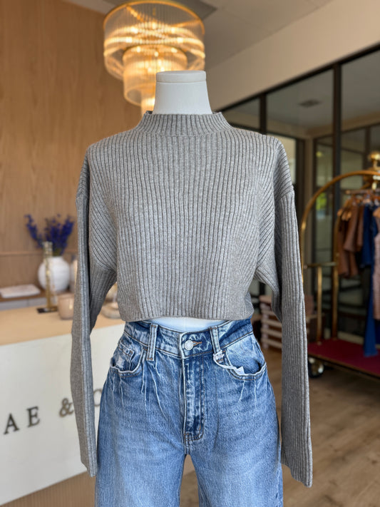 Heather Grey Sweater