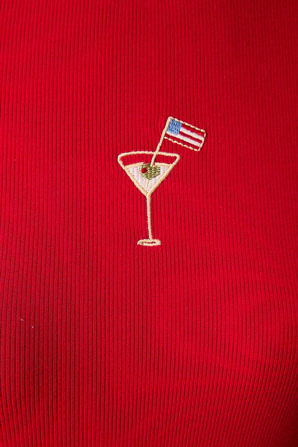 USA Cocktail Ribbed Baby Tee