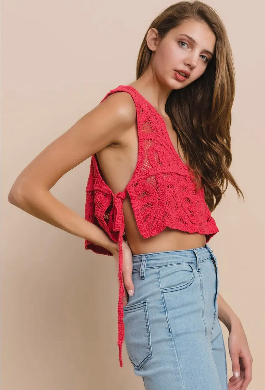 Boho Cropped Crochet