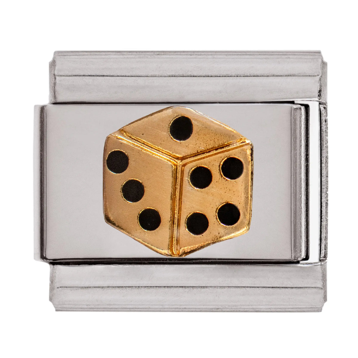 Gold Dice Charm