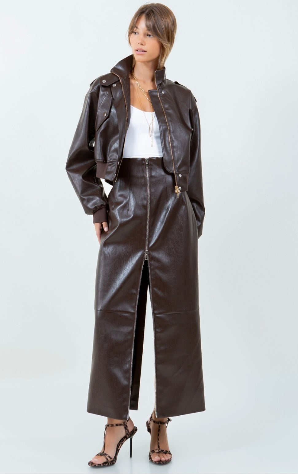 Douglas Zip Up Skirt