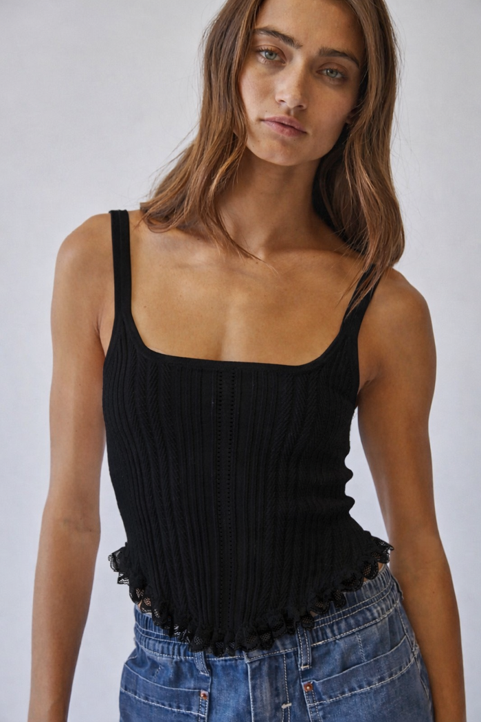 Knit Corset Top