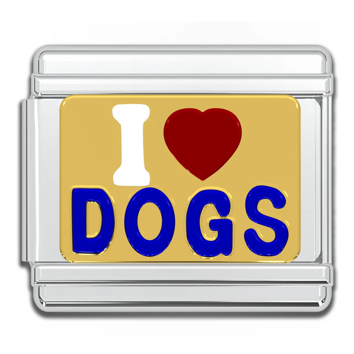 I Love Dogs Charm