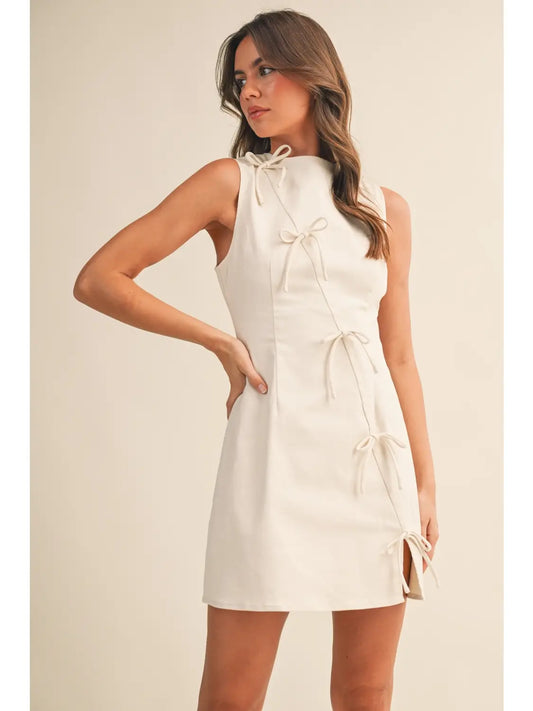 Ribbon Mini Dress