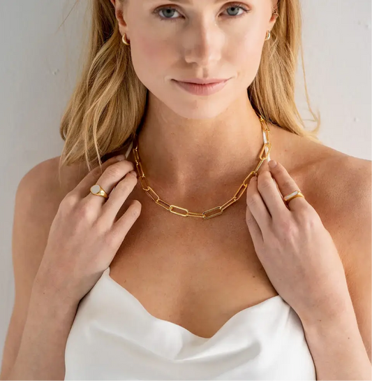 Chunky Paperclip Necklace