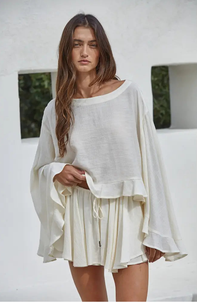 Bella Round Neck Long Sleeve Top