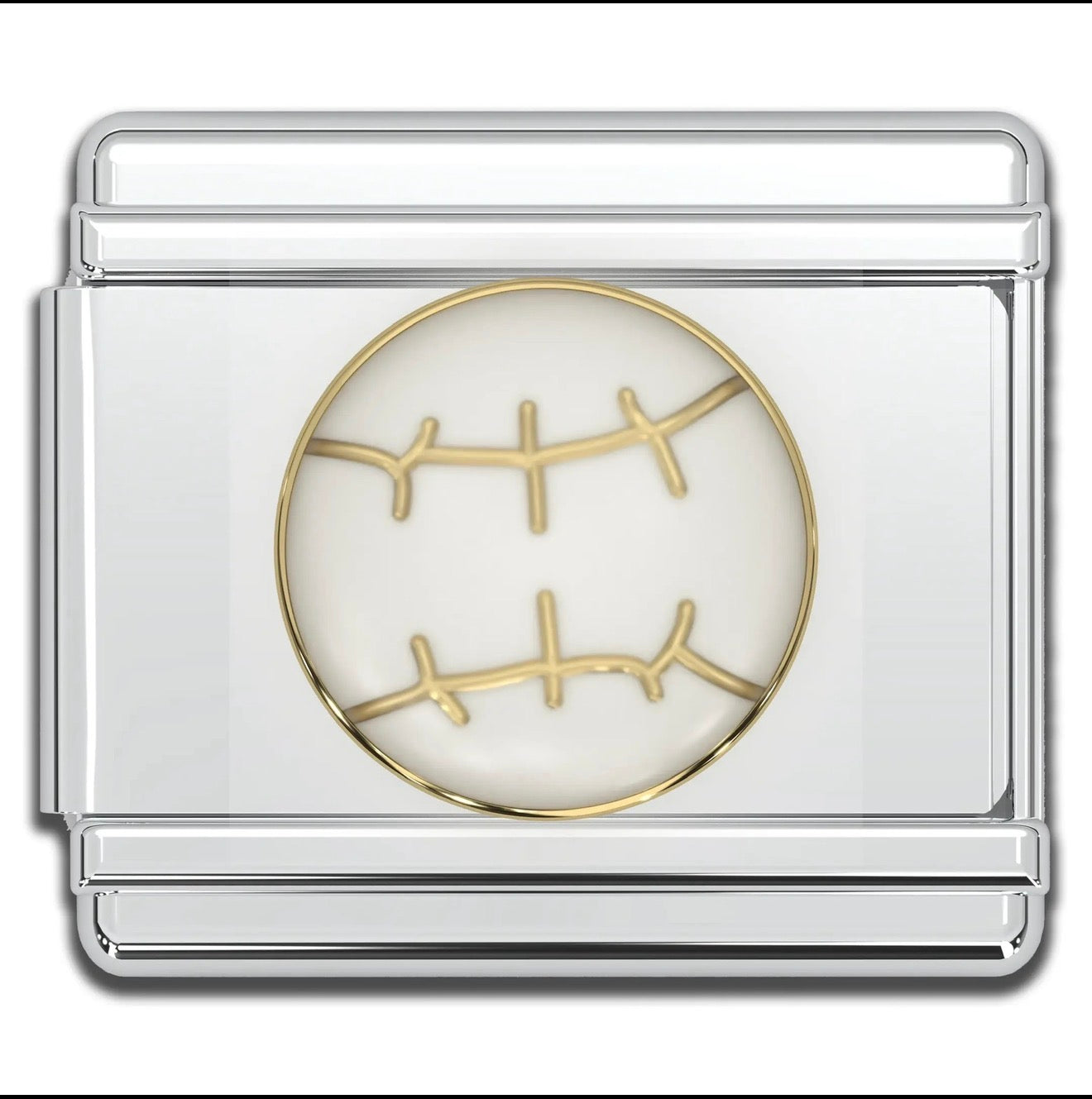 Baseball Italian Charm Bracelet Charm