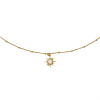 18K Gold Opal Constellation Pendant Necklace