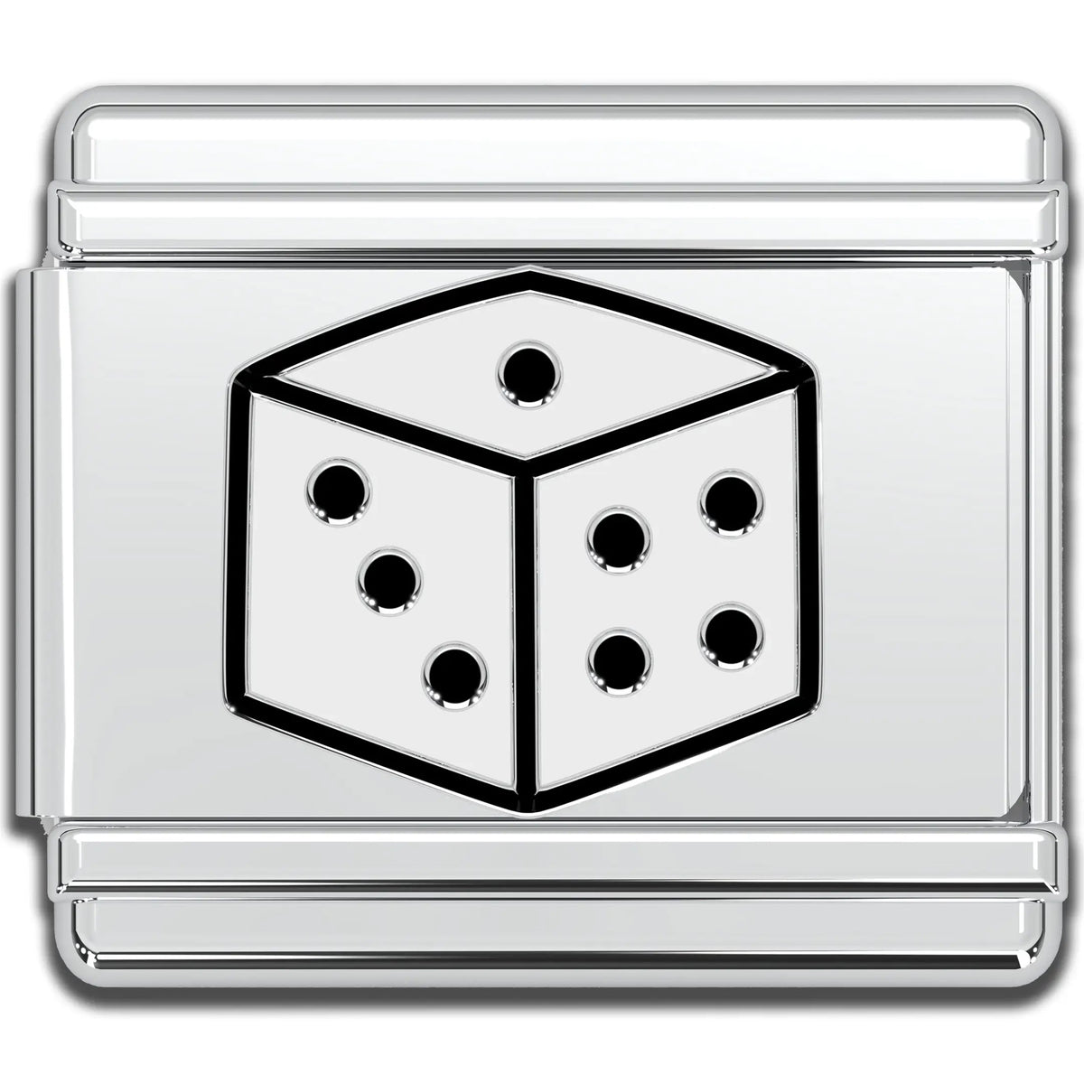 White Dice Charm