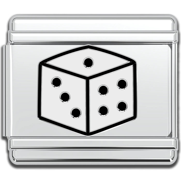 White Dice Charm
