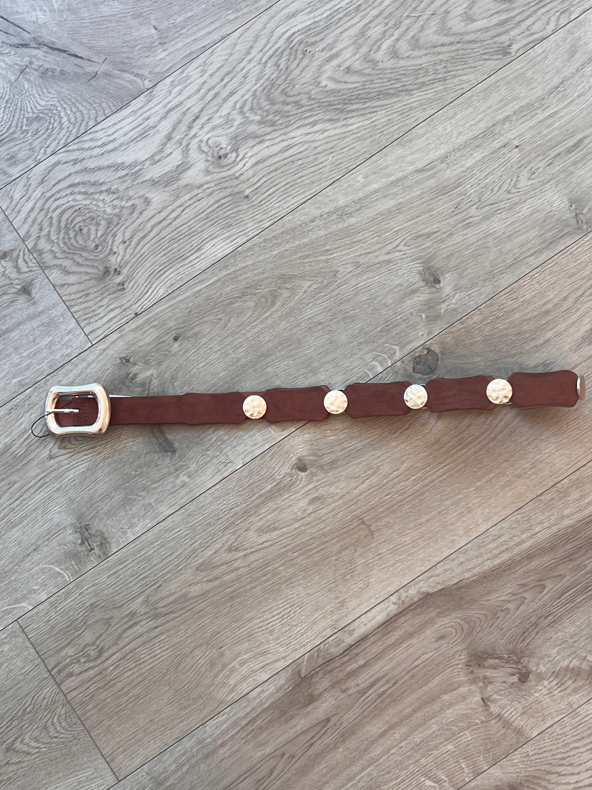 Hammered Gold Belt