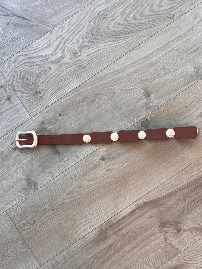 Hammered Gold Belt