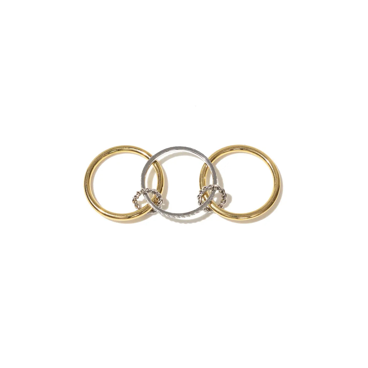Triple Band Two Tone Ring