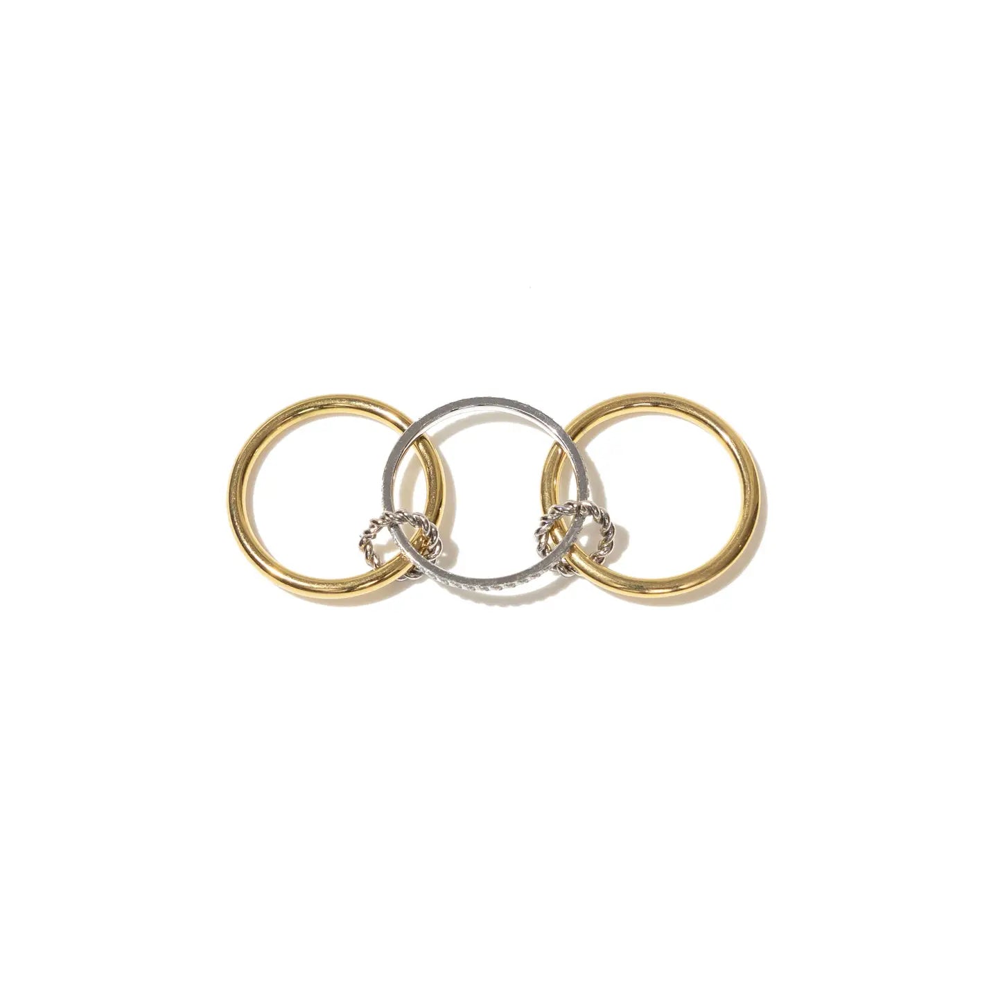 Triple Band Two Tone Ring